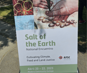 Salt of the Earth National Encuentro pop up banner